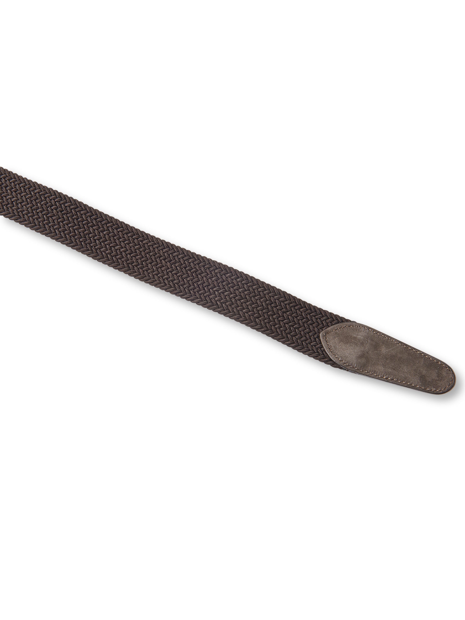 Dark brown braided belt